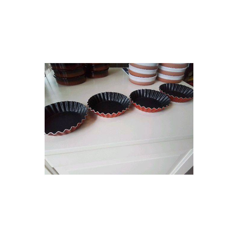 LOT 4 MOULES TARTELETTES METAL