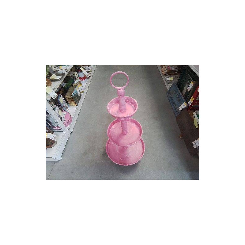 ETAGERE FONTAINE ROSE PATINÉE CHAUX VERNIS PRO