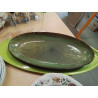 PLAT DE SERVICE CERAMIQUE VERT 