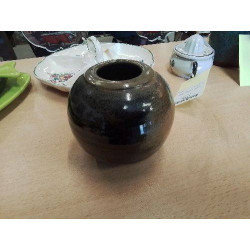 VASE BOULE GRES EMAILLE PM