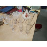 LOT 6 FLUTES CRISTAL FACETTES NAP III