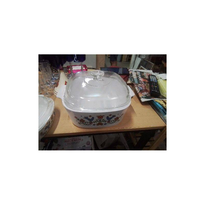 COCOTTE PYREX VINTAGE GM CORNING