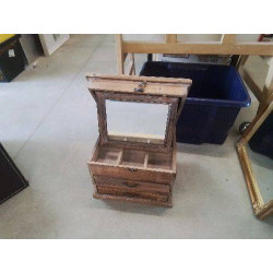 BOITE A BIJOUX BOIS MIROIR