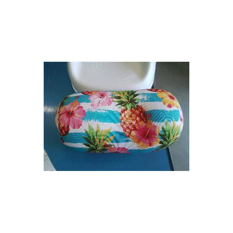 COUSSIN À BILLES DECO FLEURS EXOTIQUES 