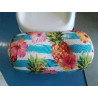 COUSSIN À BILLES DECO FLEURS EXOTIQUES 