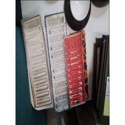 LOT PORTES COUTEAUX CRISTAL 