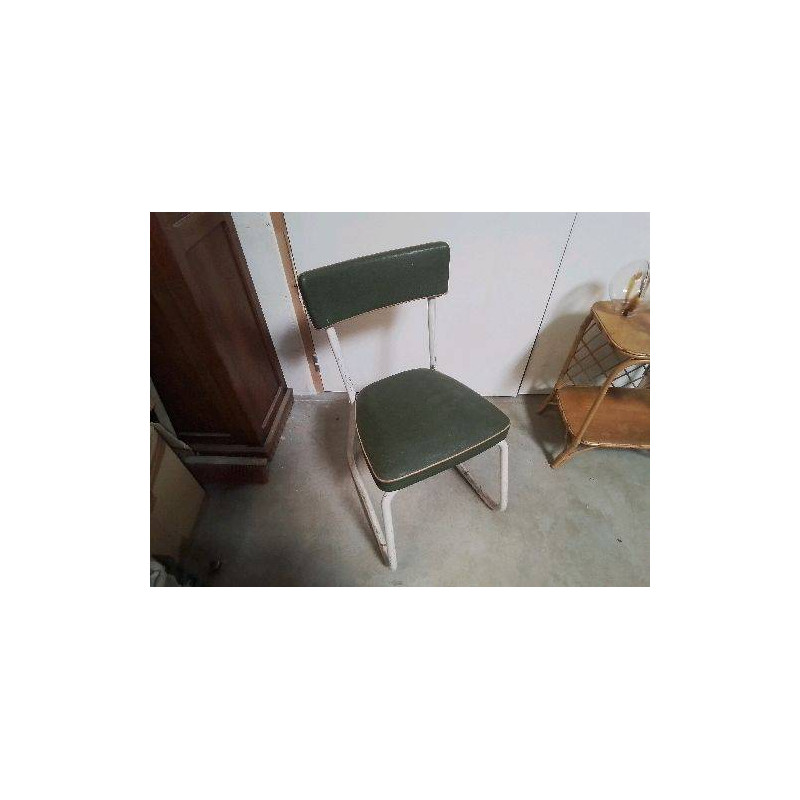 CHAISE VINATAGE SKAI VERT