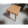TABOURET VINTAGE COUL BOIS CLAIR