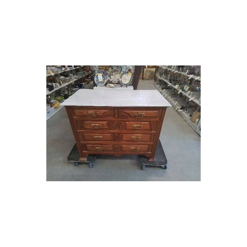 COMMODE DESSUS MARBRE 4T SANS CLÉ 107X53