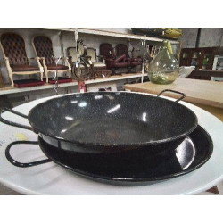 LOT DE 2 PLATS À PAELLA 