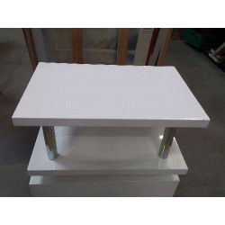 CHEVET MODERNE BLANC EN L ETAT