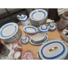 SERVICE ART DECO BLC BLEU DORÉ 