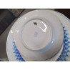 ASSIETTE FLEURIE DORÉ PORCELAINE 