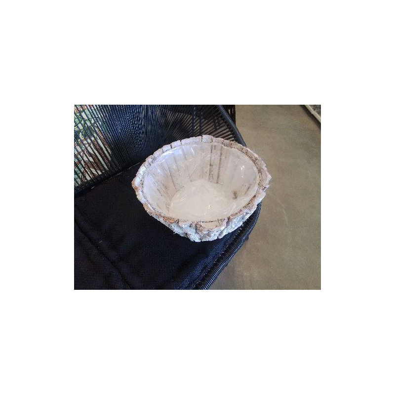 CACHE POT BOIS BLANCHI 