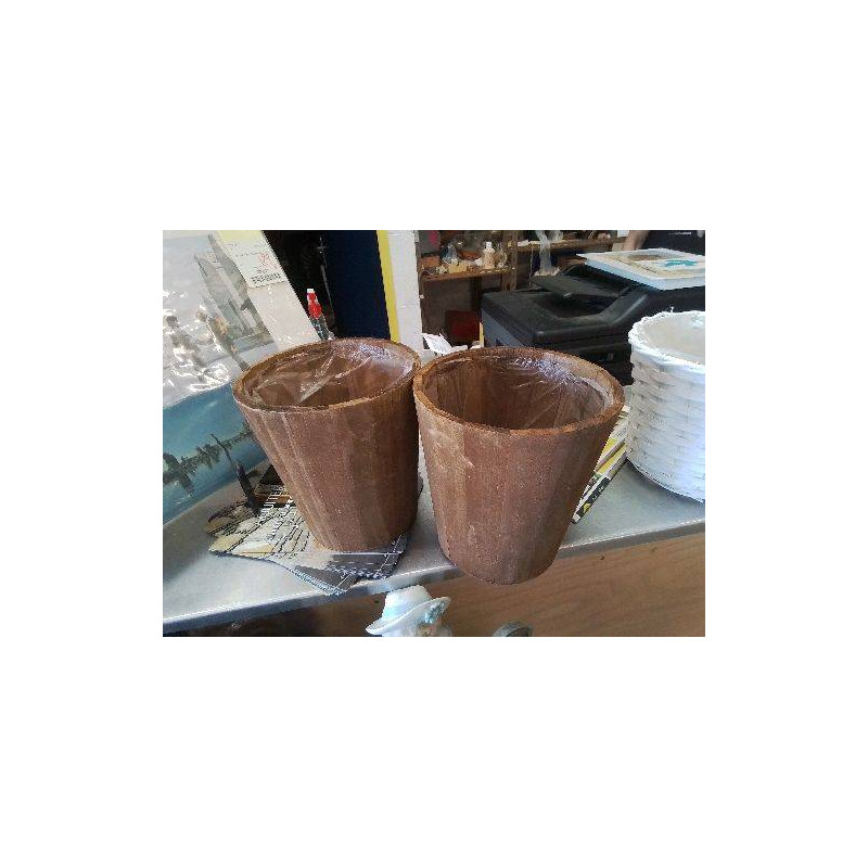 CACHE POT BOIS 