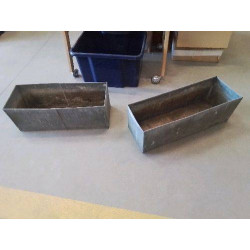 JARDINIÈRE ZINC RECT