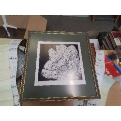 LITHO NOIR ET BLC CADRE...