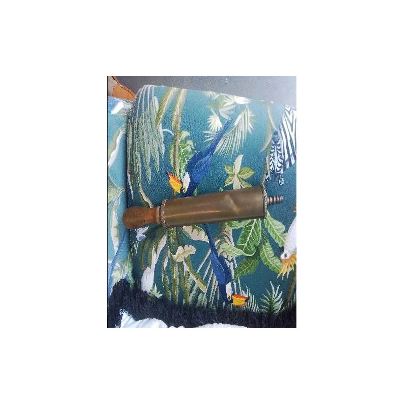 POMPE ANCIENNE TETE BOIS