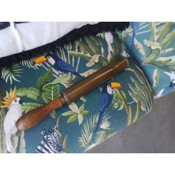 POMPE ANCIENNE TETE BOIS