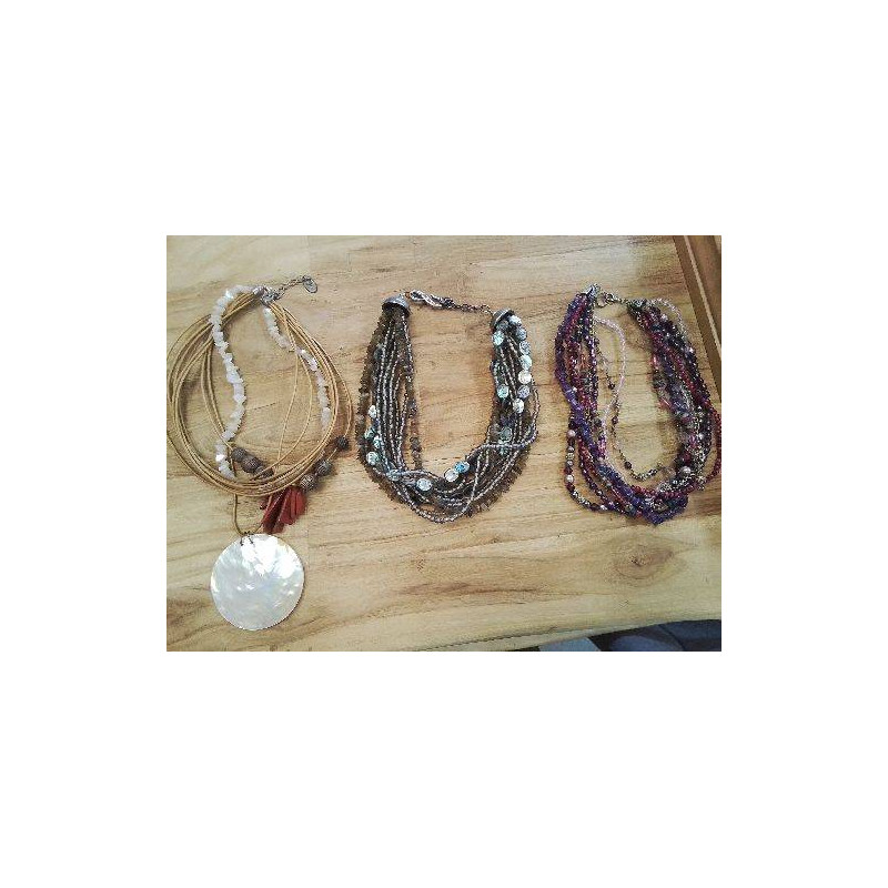 COLLIER FANTAISIE PIERRES
