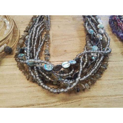 COLLIER FANTAISIE PIERRES