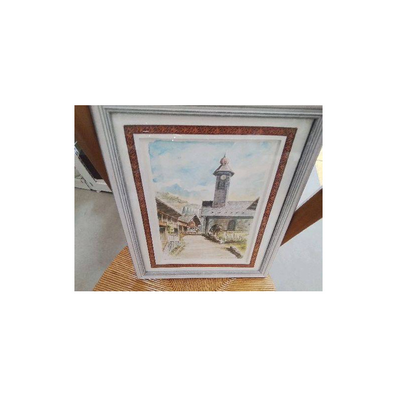 AQUARELLE HAUTE SAVOIE M GUYARD