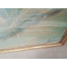 TABLEAU HUILE  FEMME PERLE HUITRE GEN