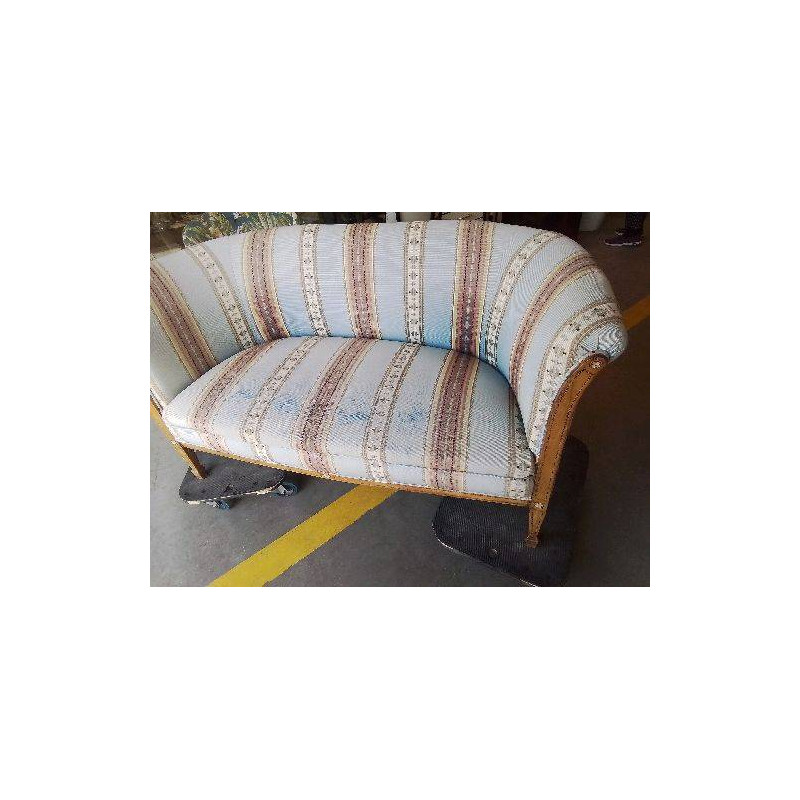 BANQUETTE ANNÉES 20 TISSU EN L’ETAT