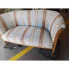 BANQUETTE ANNÉES 20 TISSU EN L’ETAT
