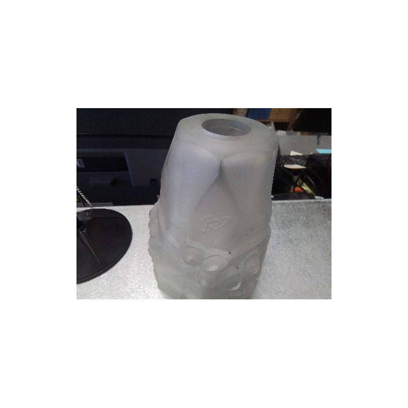 TULIPE  VERRE ART DECO  ROS 