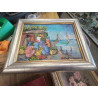 TABLEAU TOUR GRIS CASE AFRICAINE 