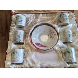 ENSEMBLE TASSES À CAFÉ FABRIQUE ROYALE LIMOGES