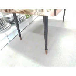 TABLE BASSE D/MIROIR ROSE VINTAGE EN L’ETAT 