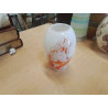 VASE PATE DE VERRE BLC ORANGÉ VERRERIE DE SOIZY