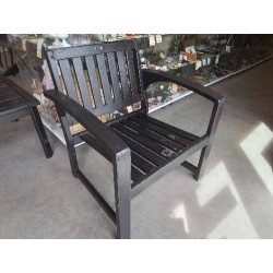 FAUTEUIL DE JARDIN BOIS NOIR