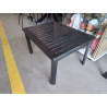 TABLE BASSE DE JARDIN BOIS NOIR 