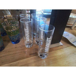 LOT DE 5 VERRES ABSOLUT 