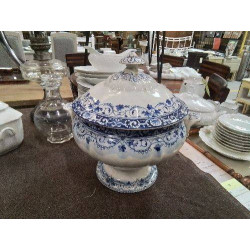 SOUPIERE VIEILLARD DECOR BLEU