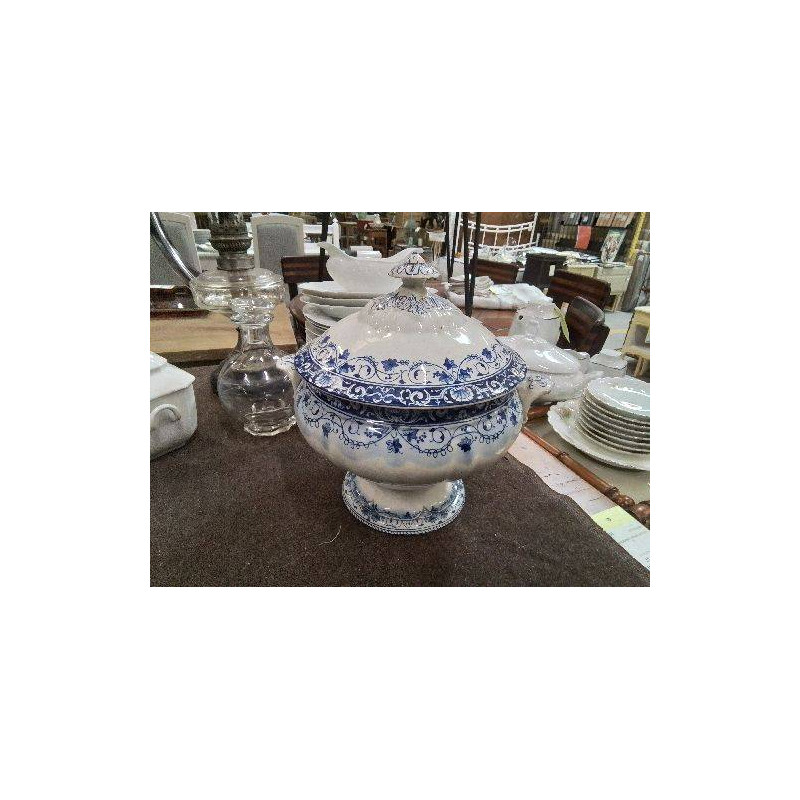 SOUPIERE VIEILLARD DECOR BLEU
