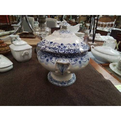 SOUPIERE VIEILLARD DECOR BLEU