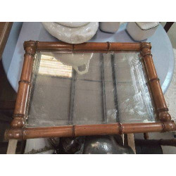 MIROIR ANC BAMBOU EN L ETAT