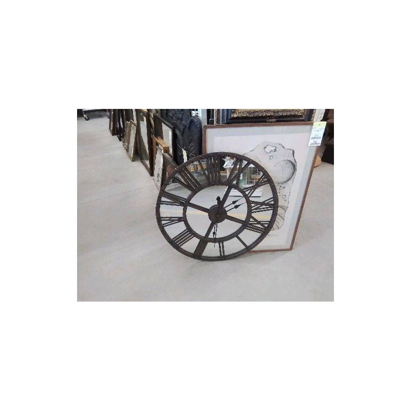 PENDULE METAL MIROIR ETAT OK