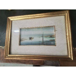 PEINTURE BATEAU VENISE TOUR...