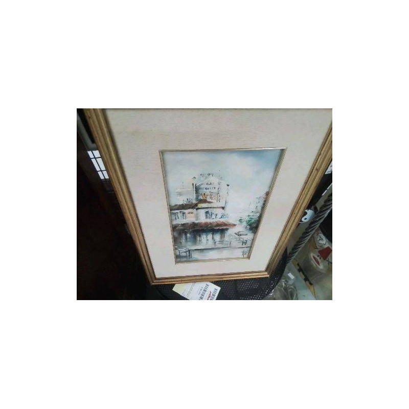 PEINTURE MAGASIN ANGLE DE RUE VENISE