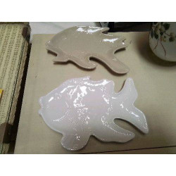 PLAT PM DECO POISSON BEIGE...