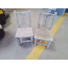 CHAISE DE POUPÉE BOIS VERT / GRIS