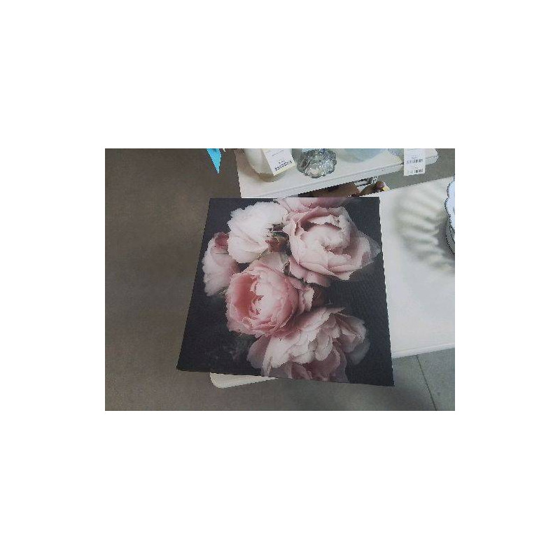 CADRE TOILE ROSES