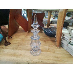 CARAFE CRISTAL BOUCHON POINTU