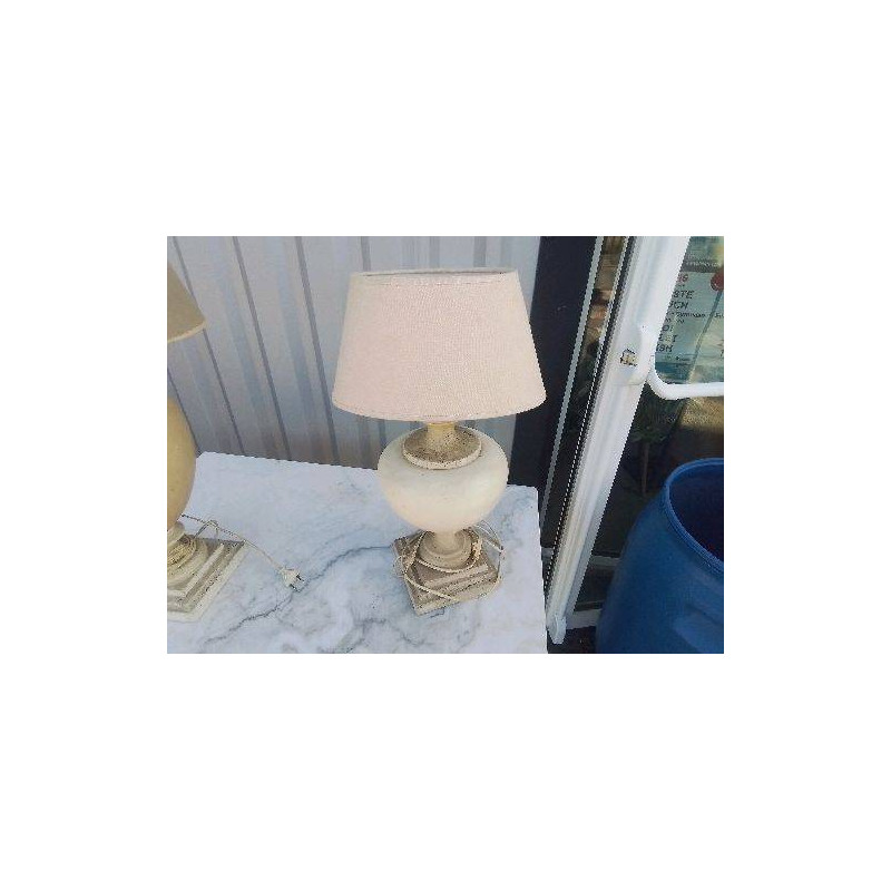 LAMPE LE DAUPHIN TRAVERTIN MM
