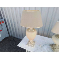 LAMPE LE DAUPHIN TRAVERTIN GM
